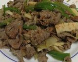 牛肉とピーマン＆メンマ＆ザーサイの炒め物作り方6写真
