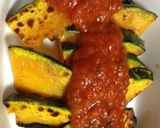 かぼちゃのトマトチーズ焼き作り方2写真