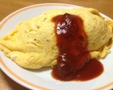 混ぜるだけのチキンライスdeオムライス♪作り方8写真