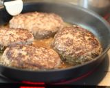 じゅわっと肉汁ジューシーなハンバーグ♡作り方10写真