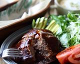 じゅわっと肉汁ジューシーなハンバーグ♡作り方14写真