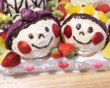 アンパンマンとやまちゃんの3Dケーキ作り方14写真