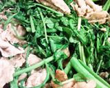 クレソンと豚肉のニンニク炒め作り方9写真