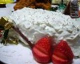 for KIDS☆卵ナシ！ココアのクリスマスケーキ♪作り方8写真