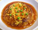 ポテトとコンビーフのあんかけ玉子焼き作り方9写真