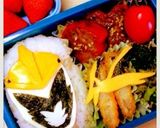キョウリュウジャーゴールド☆簡単キャラ弁作り方3写真