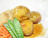 新じゃがと油揚げの煮物作り方9写真