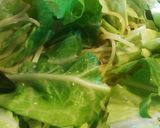 パスタ　生ハムとキャベツのカルボナーラ作り方4写真