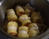 *人参・ごぼう・えのきの油揚げ巻き煮作り方8写真