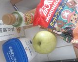 離乳食♡りんごのﾊﾟﾝｹｰｷ作り方1写真