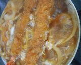 市販のエビフライでエビかつ丼！作り方8写真