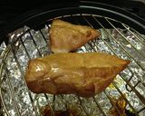 塩麹で簡単！台所でスモークチキン作れます作り方15写真