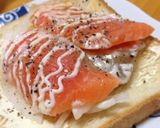 サーモンの塩麹漬けを新玉ねぎで♪作り方4写真