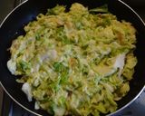 チーズ入りキャベツと山芋のふわとろ焼き作り方3写真