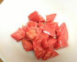 簡単♪トマトのオリクレ和え作り方1写真