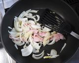 カボチャクリームパスタ。作り方3写真
