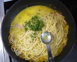 カボチャクリームパスタ。作り方10写真
