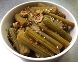 フキと油揚げの炒め煮！かつお節和え！作り方5写真