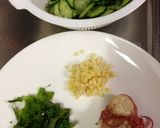 きゅうりとみょうがと大葉でご飯のお供作り方1写真