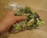 キャベツピーマン茗荷の塩コンブもみ作り方3写真