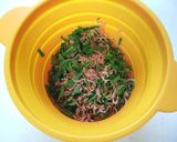 アミ海老・ネギ・卵の彩り混ぜご飯♫作り方1写真