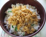アミ海老・ネギ・卵の彩り混ぜご飯♫作り方5写真
