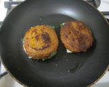 おつまみに薩摩揚げの大葉チーズ挟み焼き♪作り方4写真