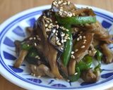 舞茸とピーマンの塩昆布炒め作り方14写真