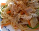 焼きうどんみたいな和風パスタ作り方7写真
