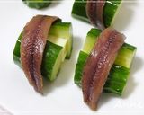 ☆アンチョビ巻きキュウリ☆作り方3写真