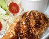 カロリーダウン♡チキンカツ風鶏肉焼き作り方4写真