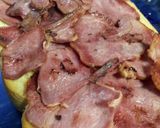 (ﾟДﾟ)ﾉ ｧｨ豚のタン塩焼肉トースト作り方2写真