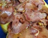 (ﾟДﾟ)ﾉ ｧｨ豚のタン塩焼肉トースト作り方3写真