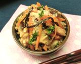 人参・ツナ・椎茸のカレー風味塩昆布和え作り方10写真