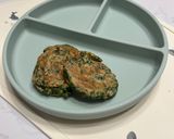 ほうれん草とバナナのパンケーキ作り方5写真