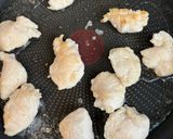 蓮根とささみと舞茸の甘酢炒め作り方7写真