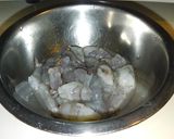 海老と枝豆のゴロゴロ茶碗蒸し♬1個78㌍作り方1写真