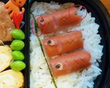 鯉のぼりのウィンナー弁当作り方6写真