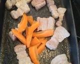 お弁当カレーの具を寄せておいて…♡作り方1写真