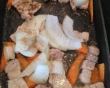 お弁当カレーの具を寄せておいて…♡作り方2写真