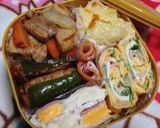 お弁当カレーの具を寄せておいて…♡作り方3写真