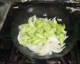 太胡瓜(加賀野菜)と新玉のシャリっと炒め作り方7写真