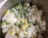 豆ご飯のチーズ味(無水鍋QC使用)作り方5写真