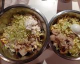 サラダ感覚♪ダイエット☆もんじゃ焼き作り方2写真