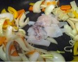 韓国料理 ウマ辛〜！辛〜いイカ炒め作り方6写真