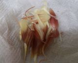 冷奴ｶﾘｶﾘじゃことｼｬｷｼｬｷ茗荷乗せ作り方2写真
