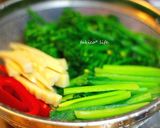 スティックセニョールと豚おろしポン酢がけ作り方1写真