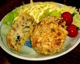 糖質制限満腹おからコロッケ～高野豆腐衣～作り方5写真