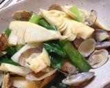 春の旬◆筍と浅蜊の酒蒸しバター醤油味作り方7写真