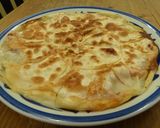 簡単おつまみ☆餃子の皮でハムチー挟み焼き作り方6写真